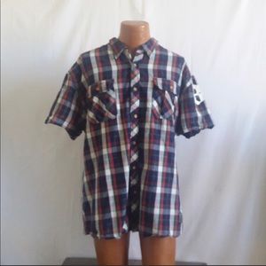 Akoo Short Sleeve Button Down Shirt
